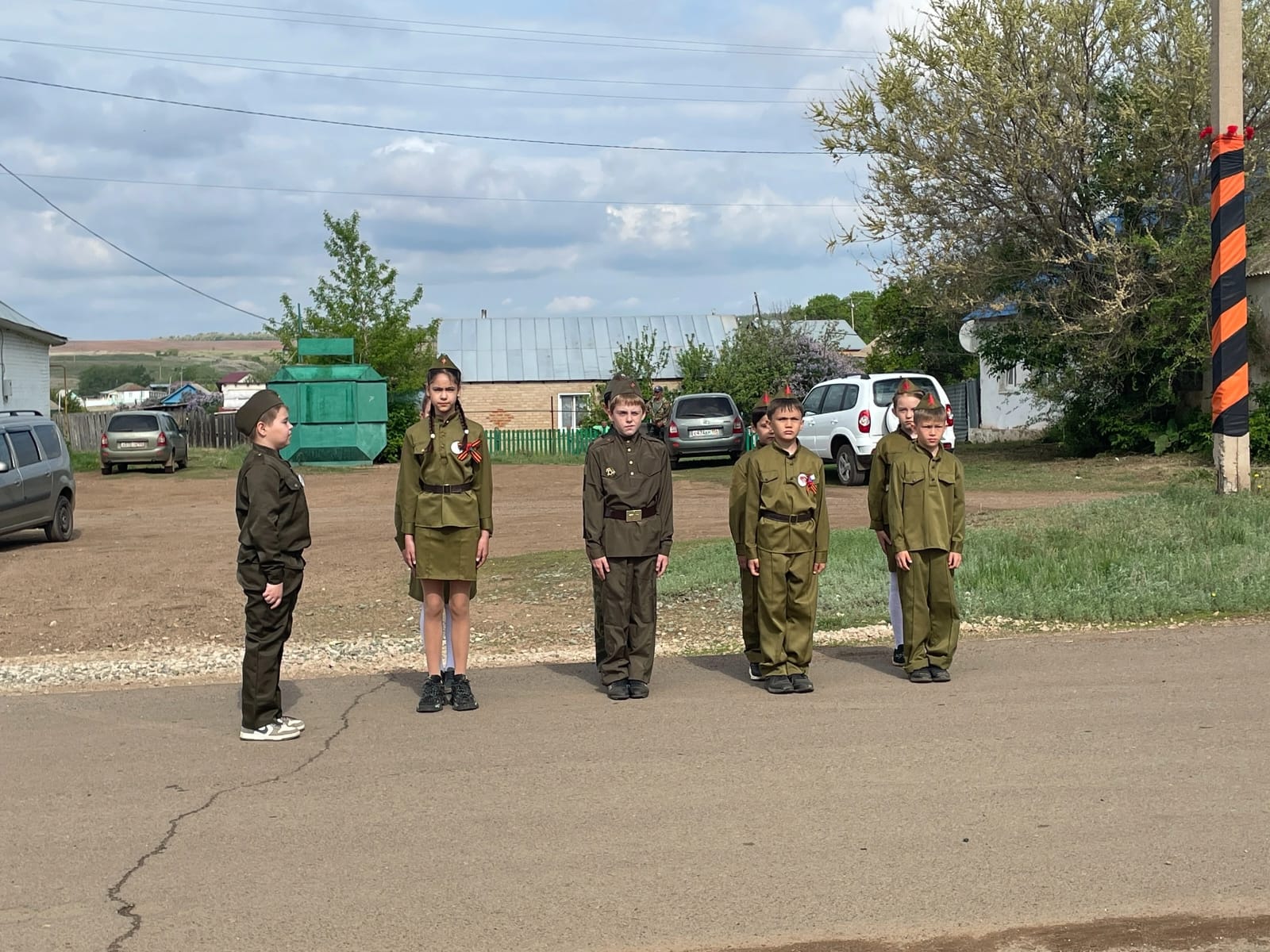 Смотр строя и песни.